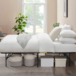 14" Dormi Foldable Metal Platform Storage Bed Frame - Dormi